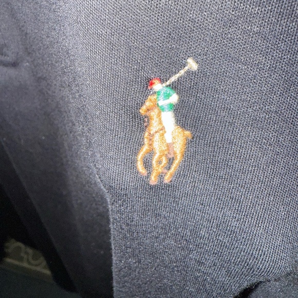 Polo by Ralph Lauren Men's Black Long Sleeve Polo, Size XL - Picture 2 of 6